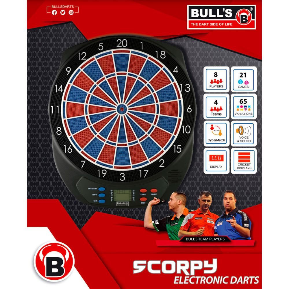 BULL'S Scorpy Elektronik Dartboard