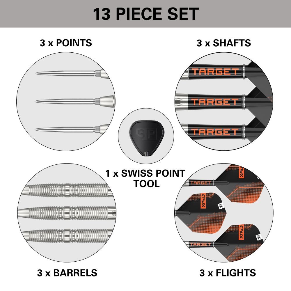 Target Crux 02 90% Steeldarts