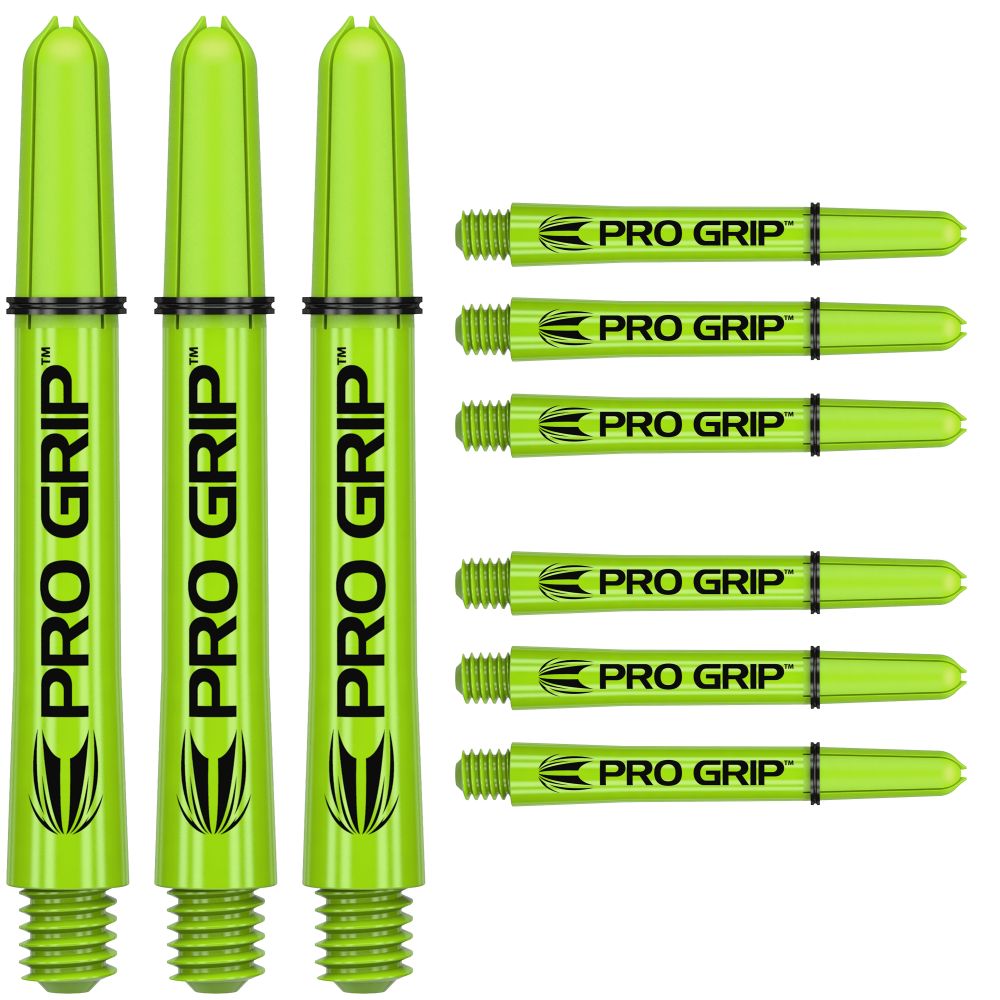 Target Pro Grip Shafts (9er Pack) - Lime Green