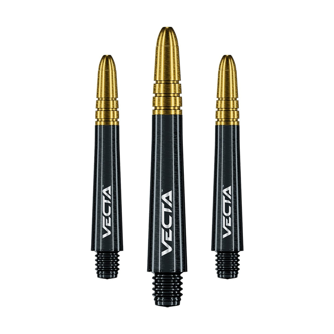winmau vecta shaft schwarz gold
