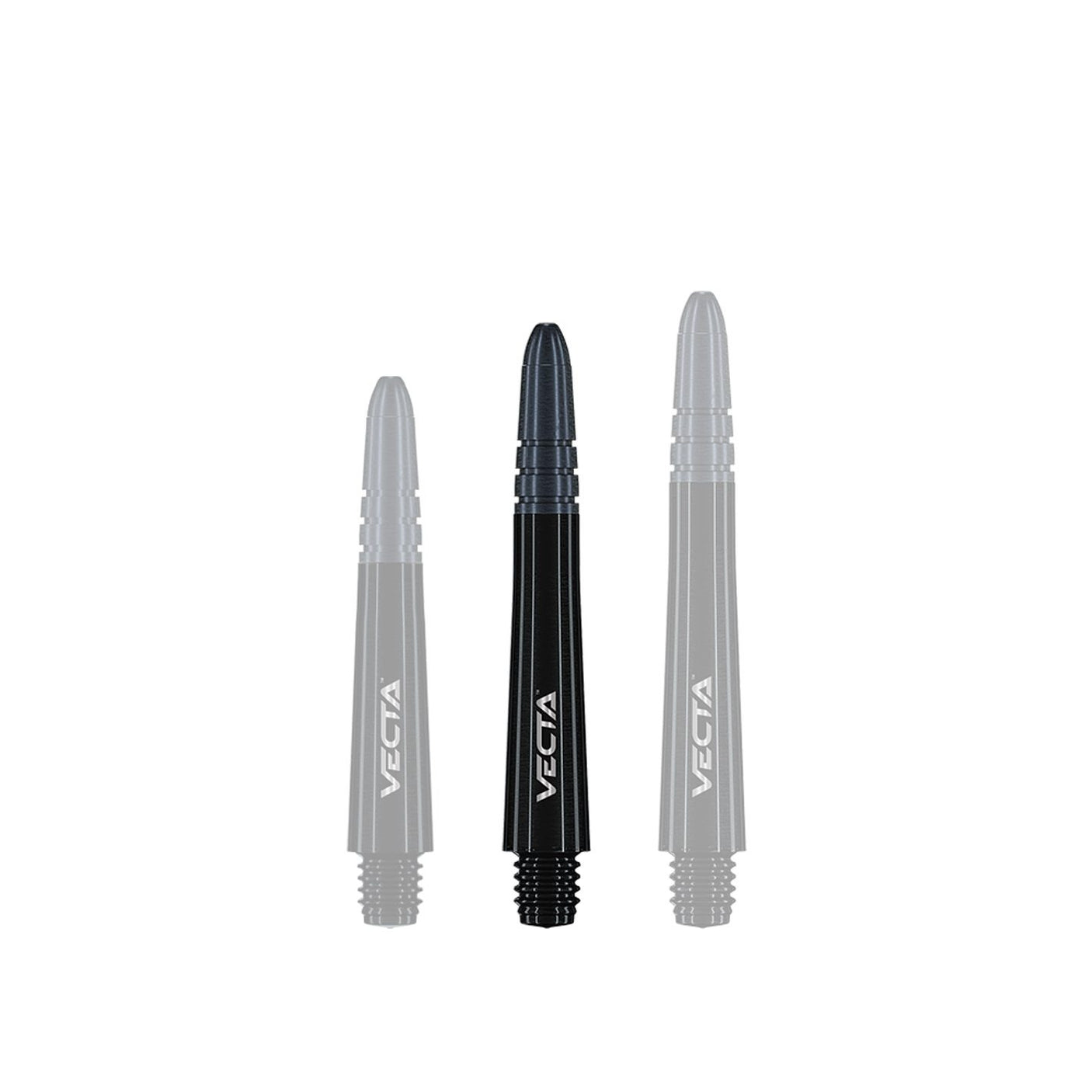 Winmau Vecta Shafts - Schwarz