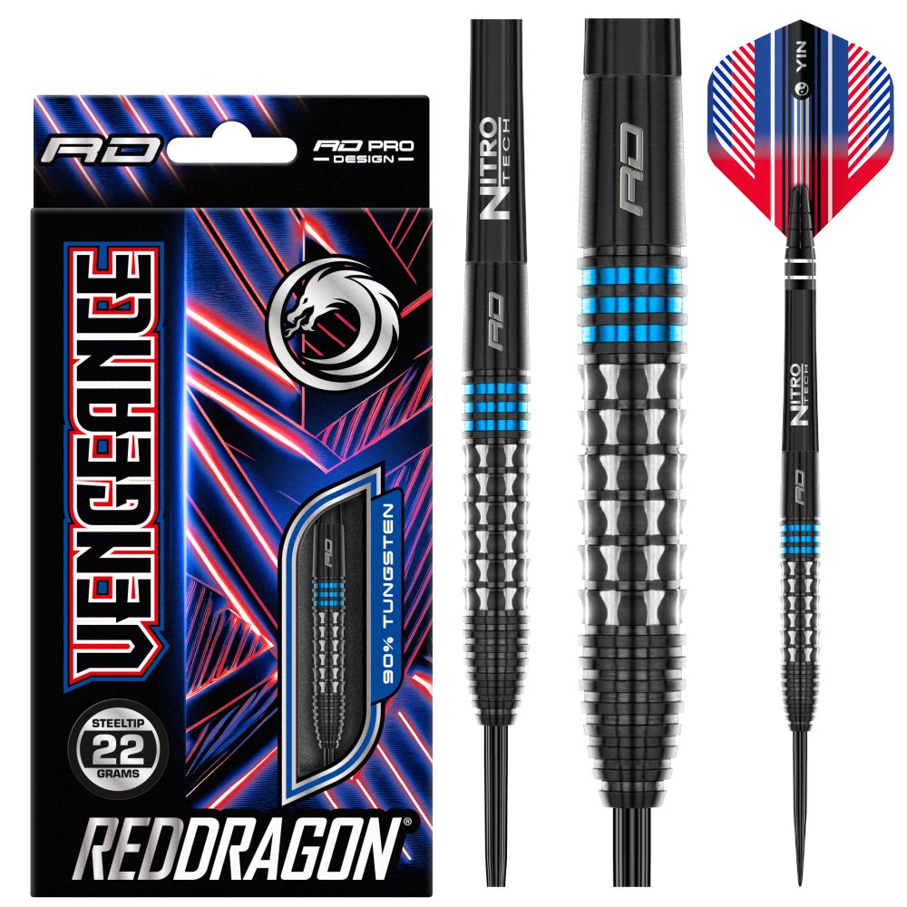 Red Dragon Vengeance Blue - Steeldarts