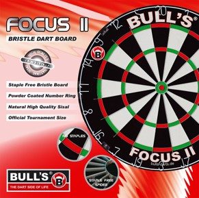 Bull's Focus II Steeldartboard