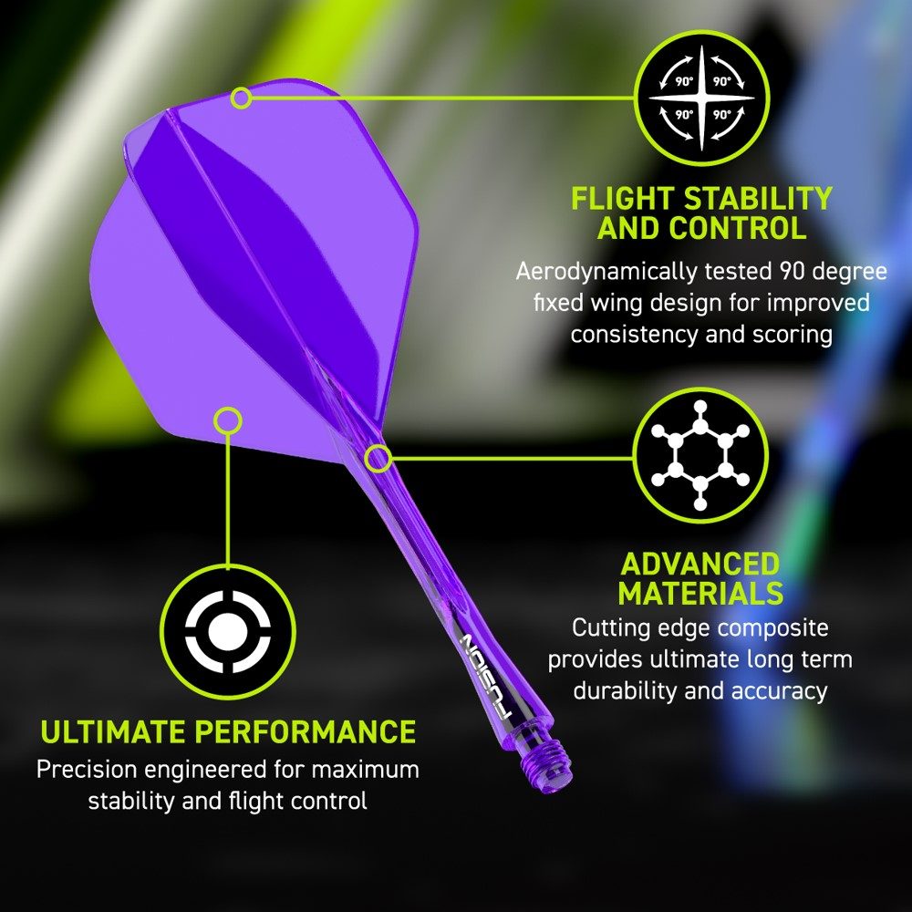 Winmau Fusion No. 2 Purple