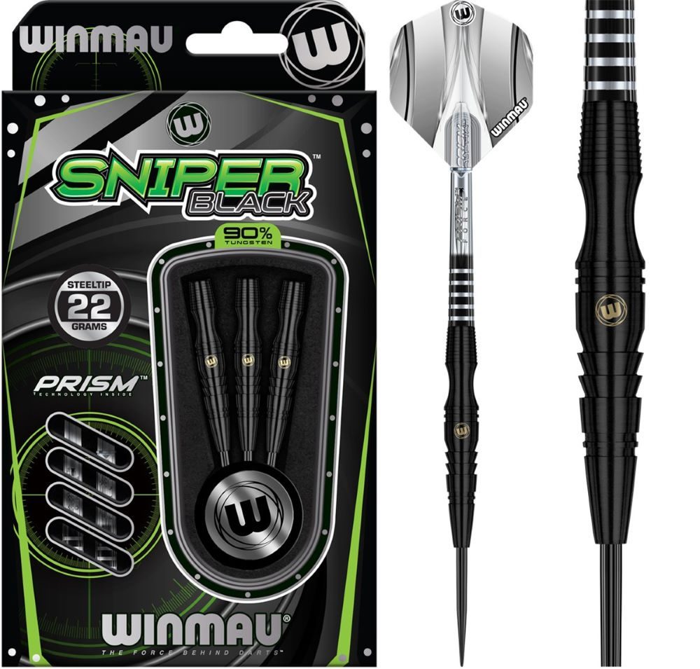 Winmau Sniper Black Steeldarts