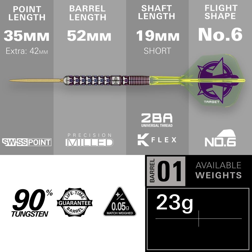 Target Luke Littler World Champion Edition Steeldarts