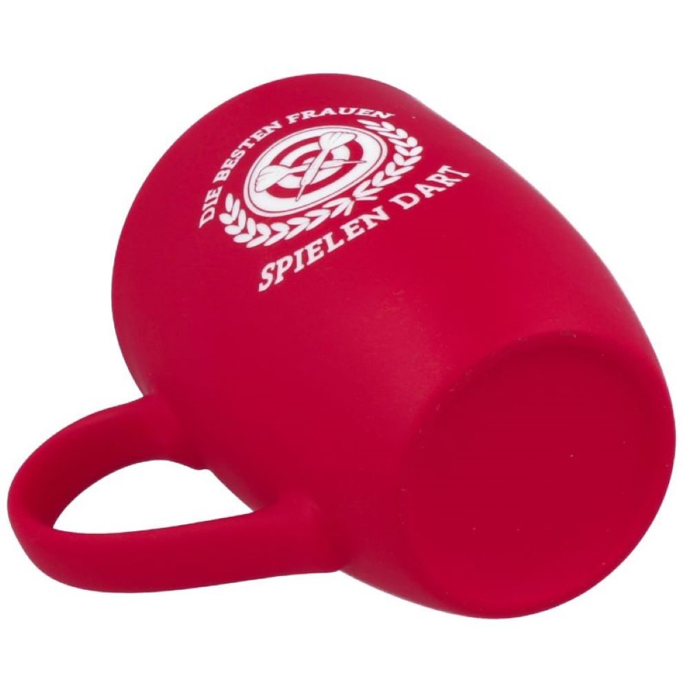 Soft-Touch Tasse Rot