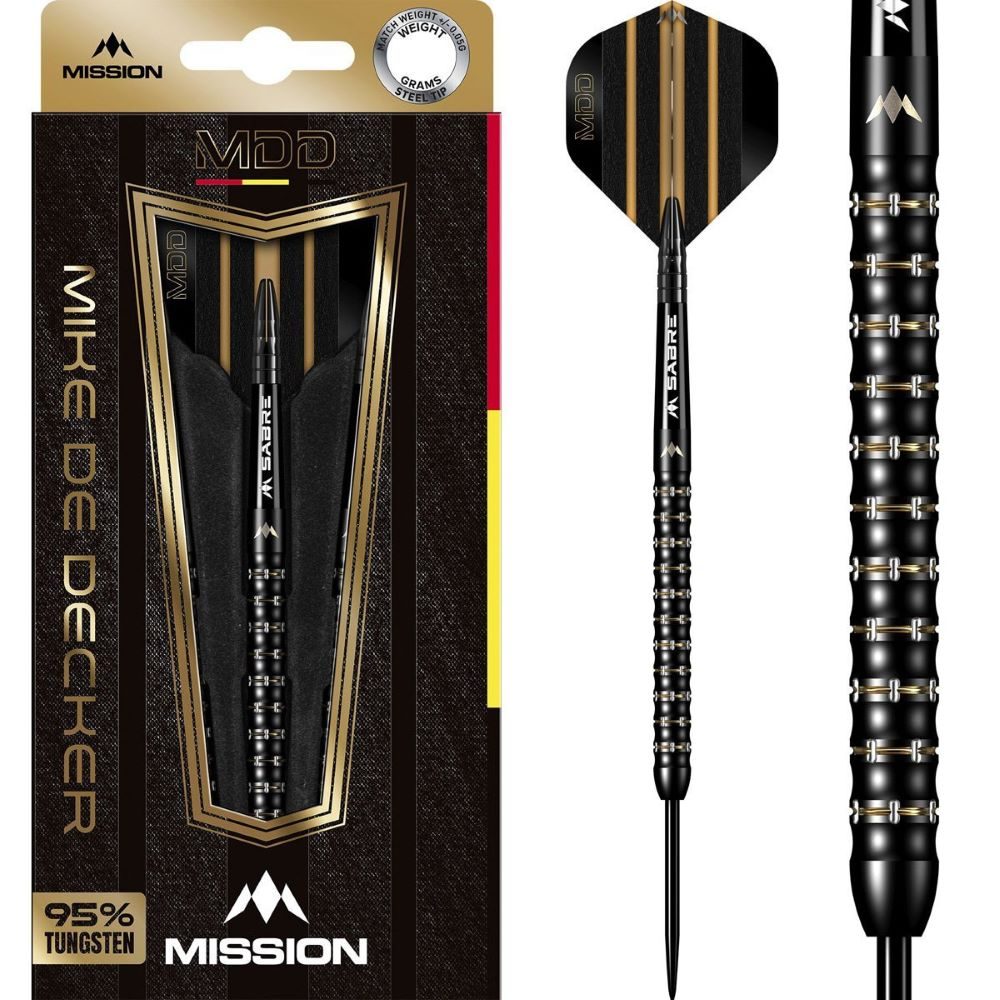 Mission Mike de Decker Black Gold Steeldarts