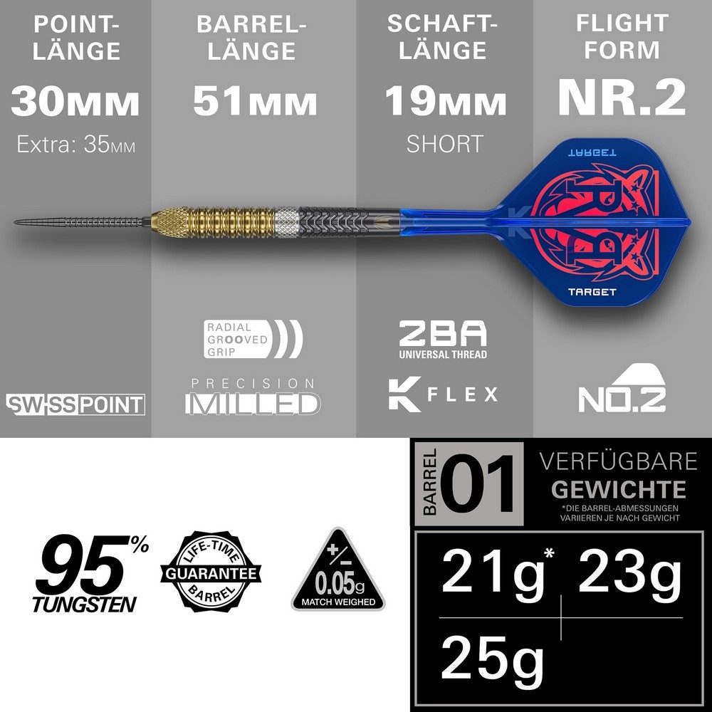 Target Raymond van Barneveld G6 Steeldarts