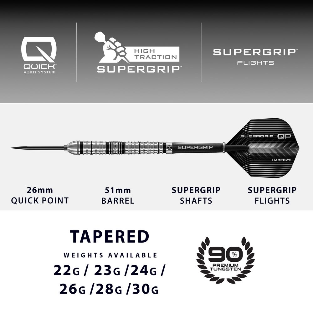 Harrows Supergrip QP Steeldarts
