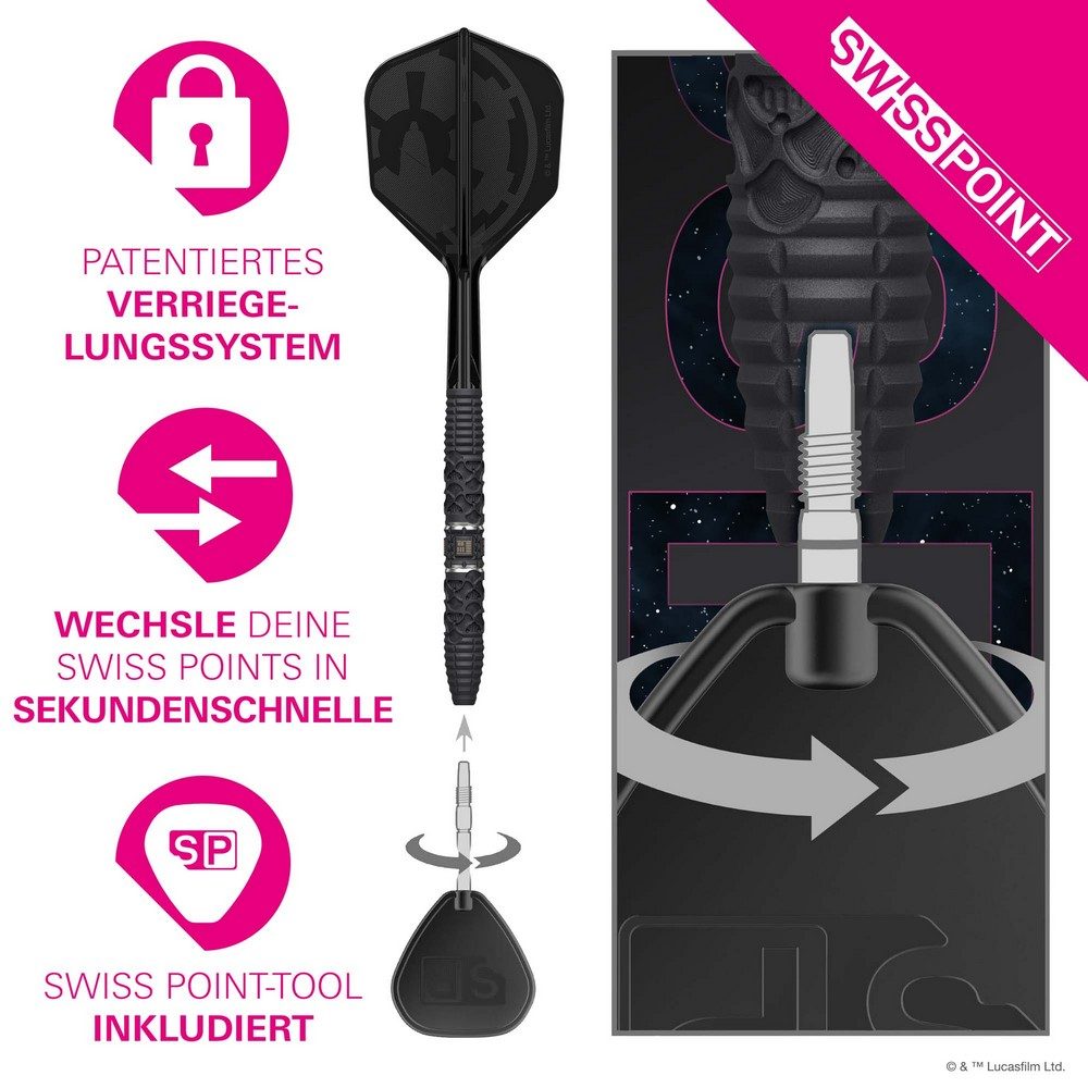 Target Star Wars Darth Vader 95 % Steeldarts