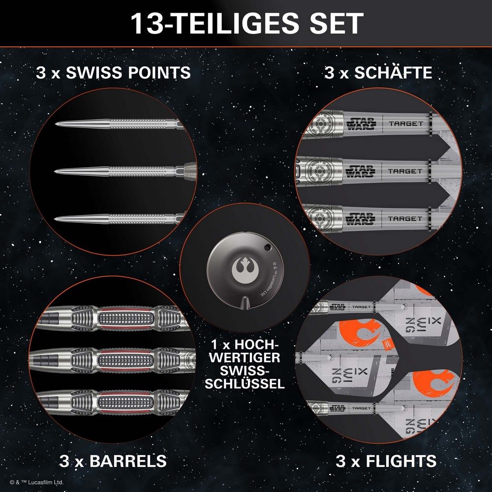 Target Star Wars X-Wing Steeldarts
