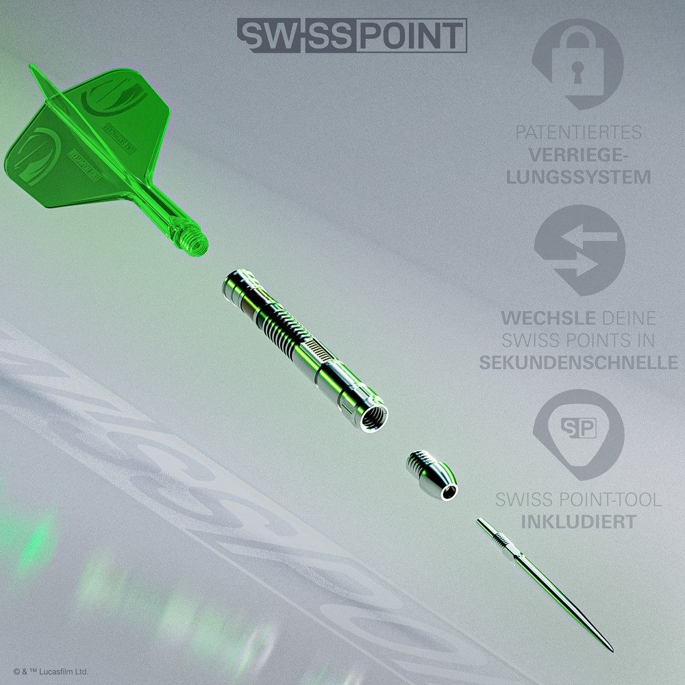 Target Luke Skywalker Light Saber Limited Edition Steeldarts