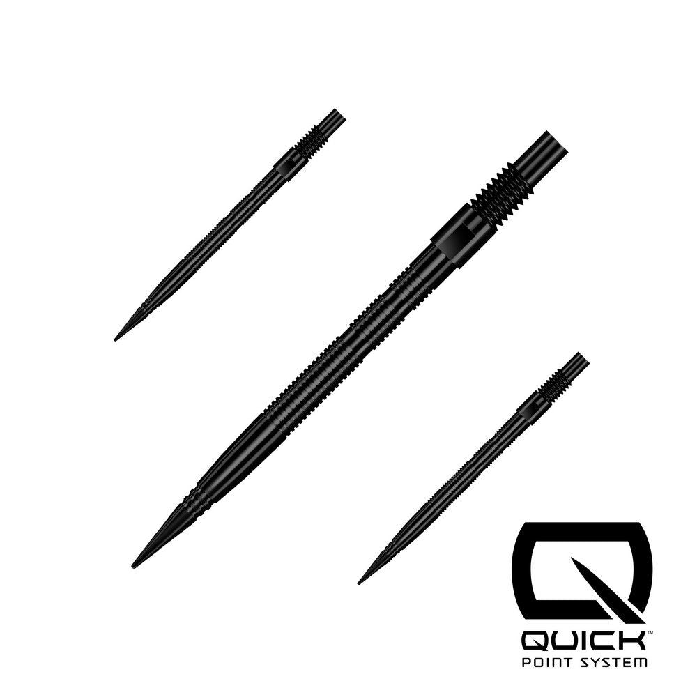 Harrows Quick Point Micro Grip Schwarz