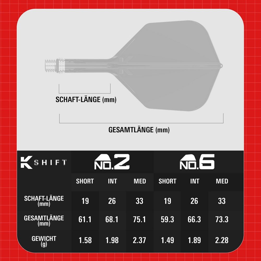 Target K-Shift No.6 schwarz