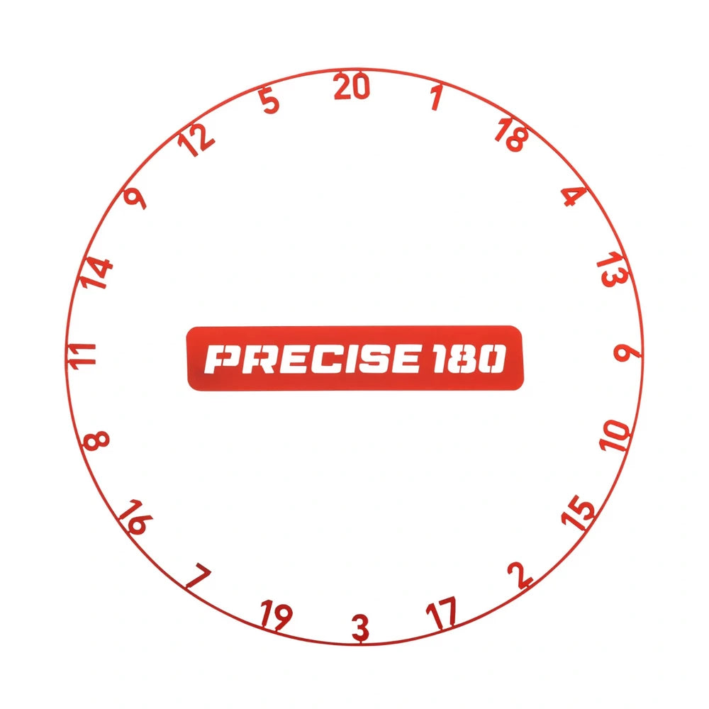 Precise OnePiece Zahlenring Inferno Red