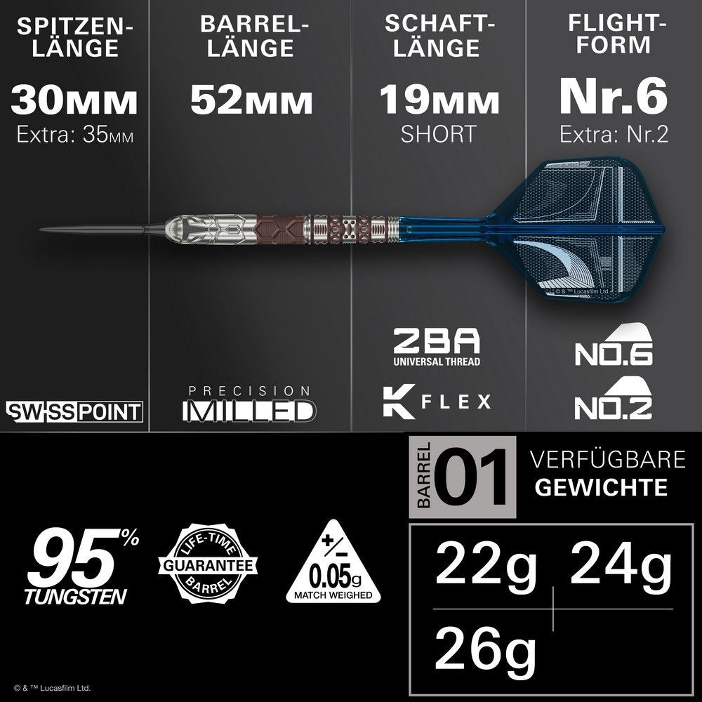 Target Star Wars Mandalorian Steeldarts