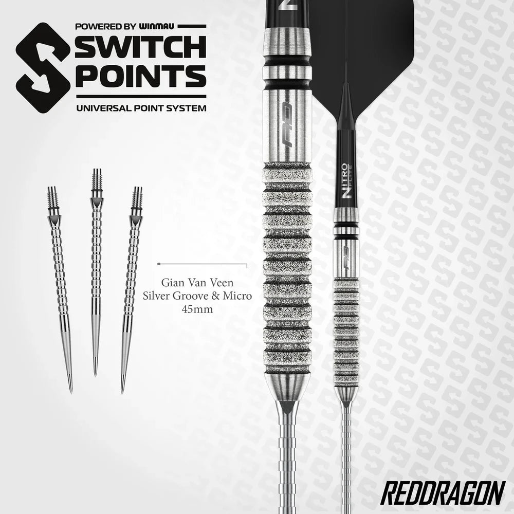 Red Dragon Gian van Veen Steeldarts Switch Points