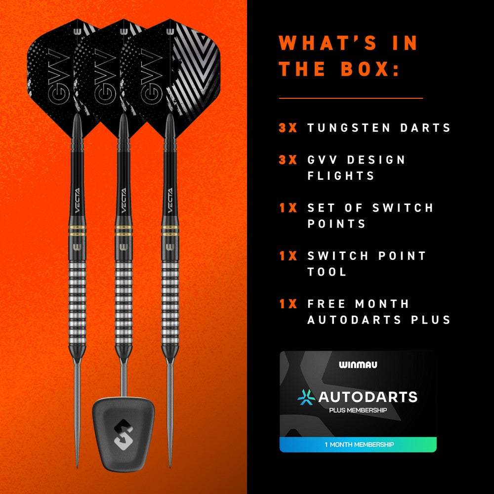 Winmau Gian van Veen TS Switch Points Steeldarts