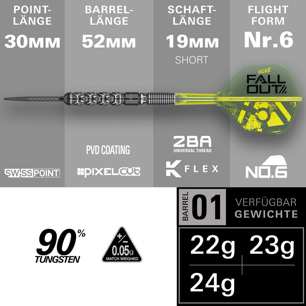 Target Luke Littler Fallout SP Steeldarts