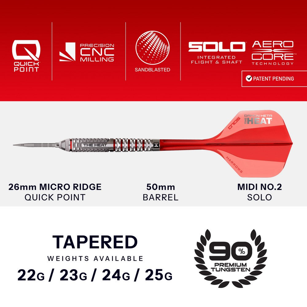 Harrows Damon Heta GEO QP Steeldarts