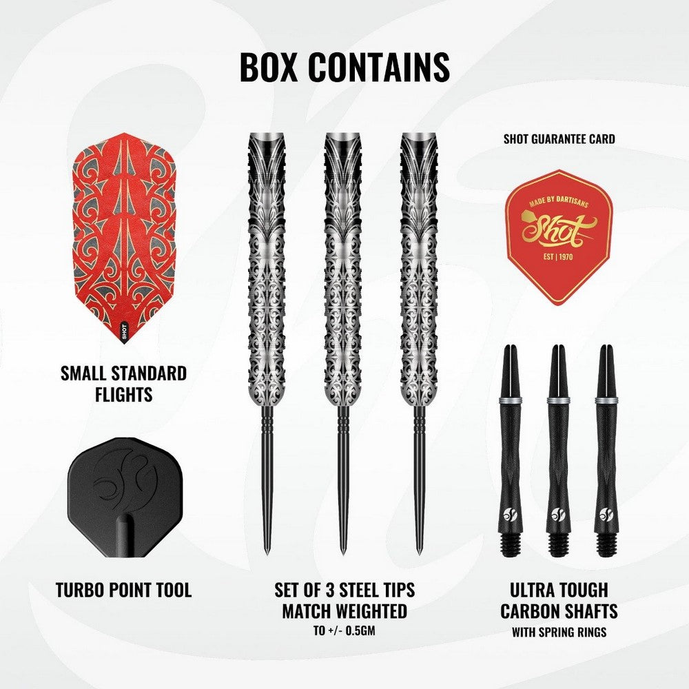 Shot Warrior Taiaha 90% TP Steeldarts