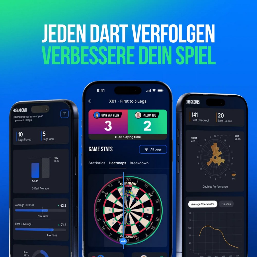 Winmau Autodarts Lens Stativ & 12 Monats Abo