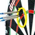 Practice rings Peter Wright