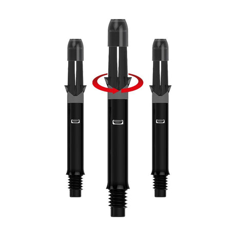 L-Style L-Shafts Silent Straight Spinner - Black