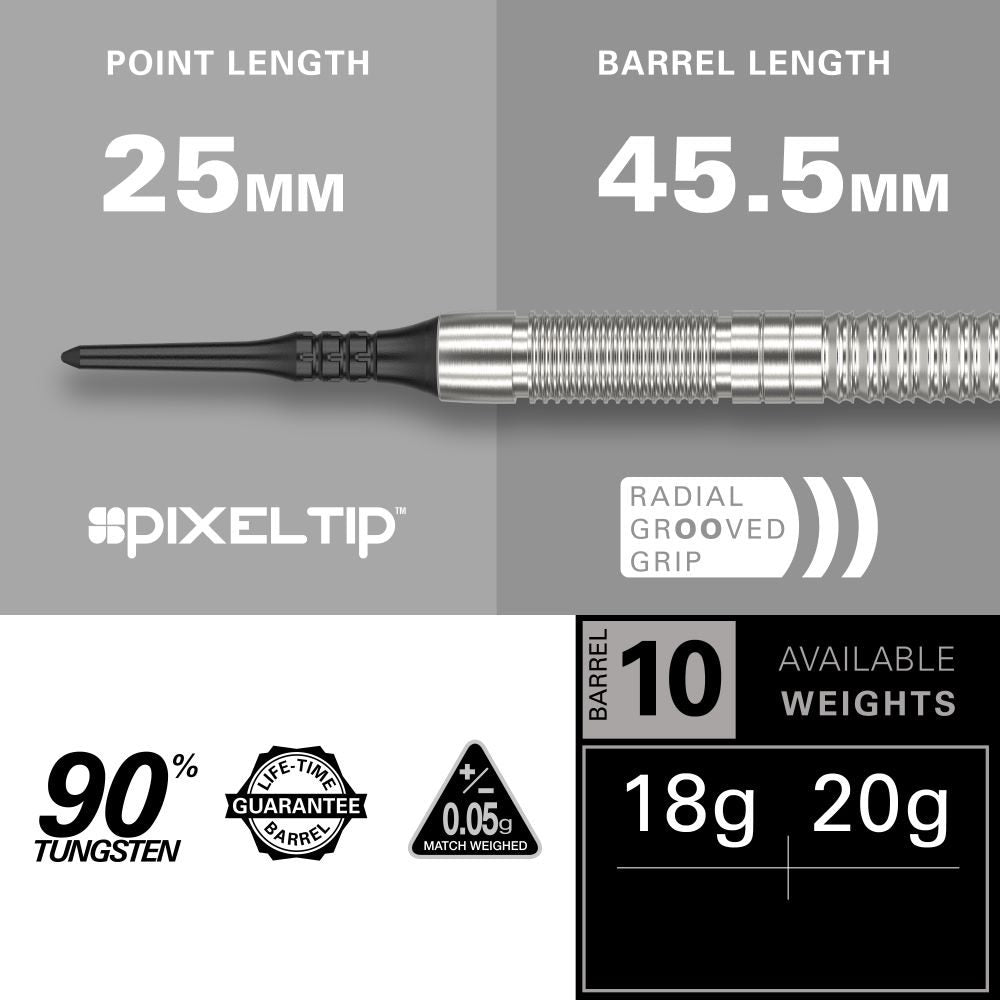 Target Crux 10 90% Softdarts