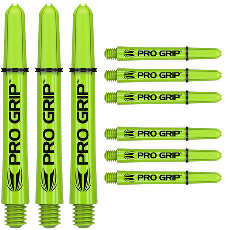 Target Pro Grip Shafts (9er Pack) - Lime Green