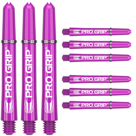 Target Pro Grip Shafts (9er Pack) - Lila