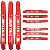 Target Pro Grip Shafts (9er Pack) - Rot
