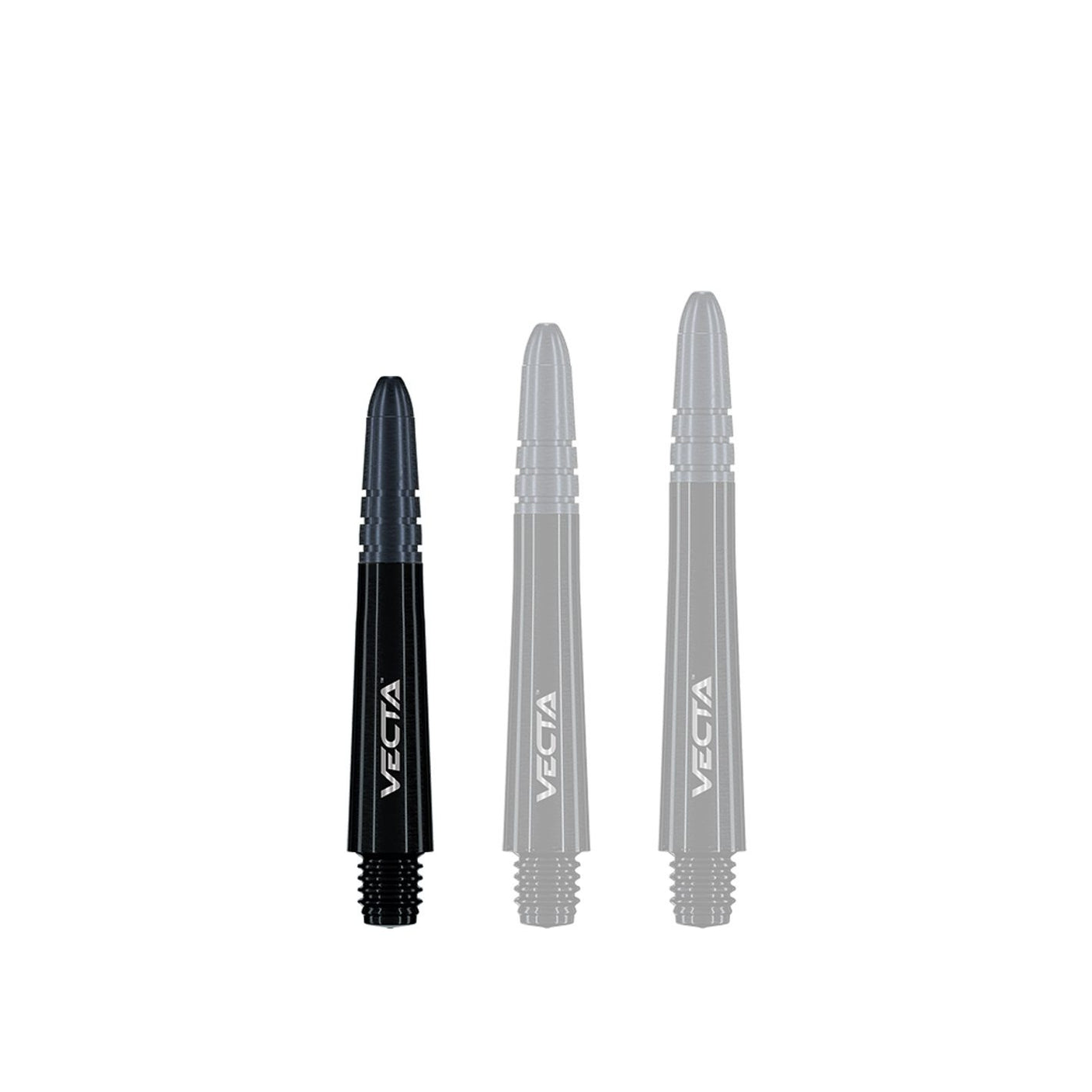 Winmau Vecta Shafts - Schwarz