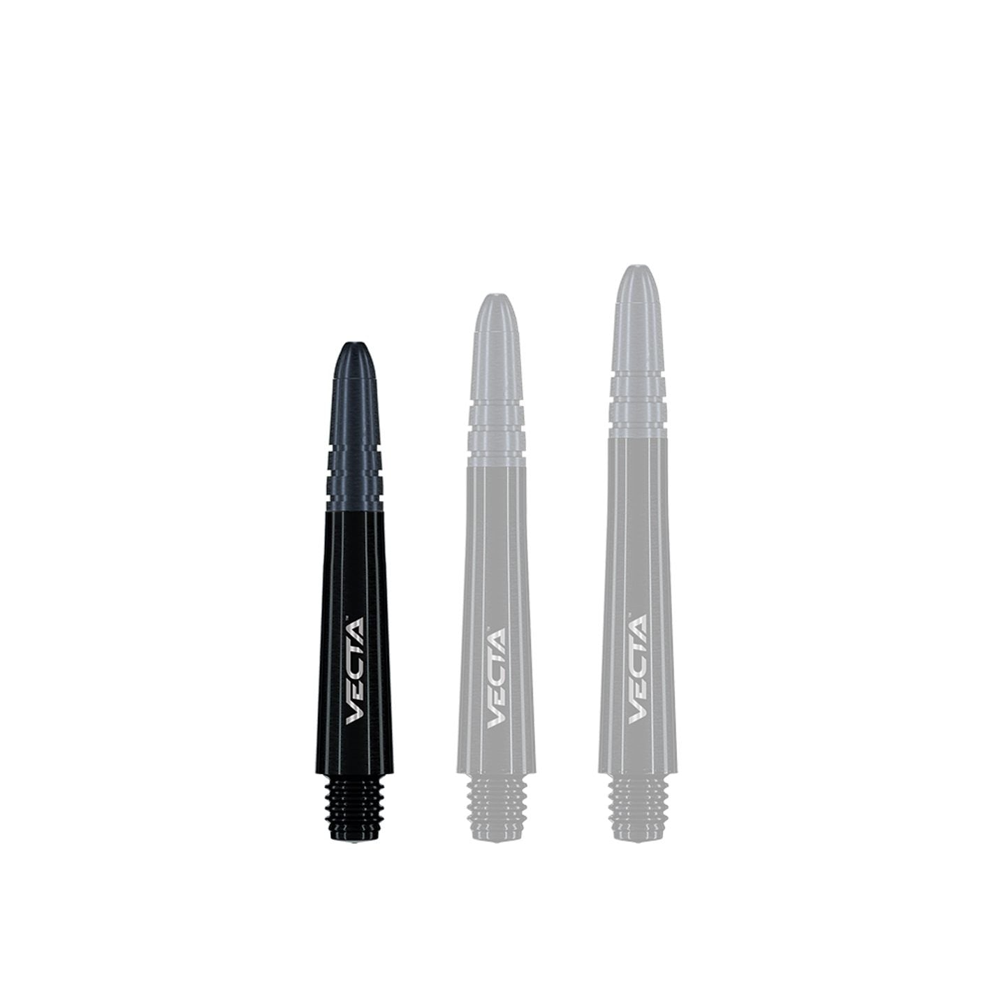 Winmau Vecta Shafts - Schwarz