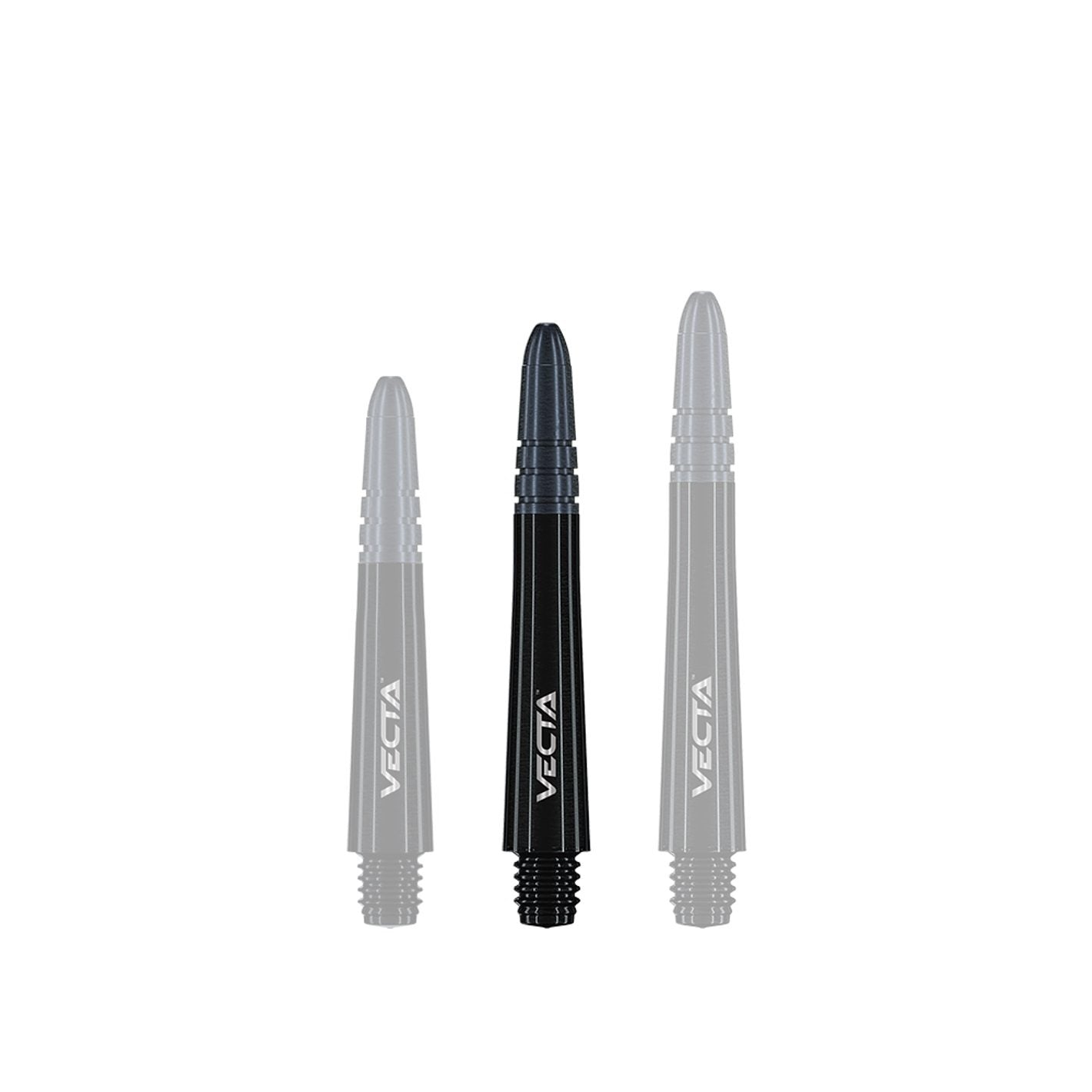 Winmau Vecta Shafts - Schwarz