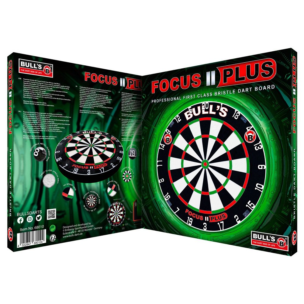 bulls focus ii plus steeldartboard