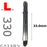 L-Style Two Tone Carbon Shafts - Silber