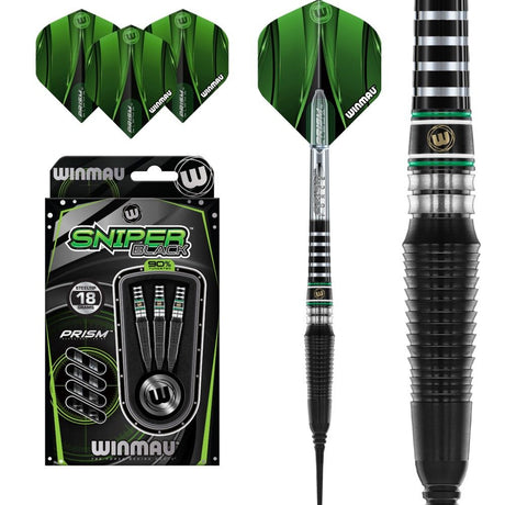 Winmau Sniper Black 90% Tungsten Softdarts - 20 g