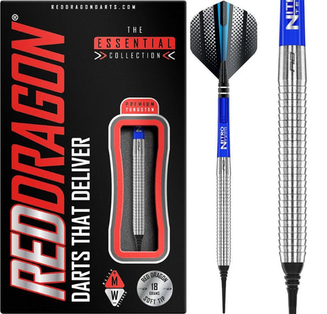 Red Dragon Razor Edge Silber Softdart
