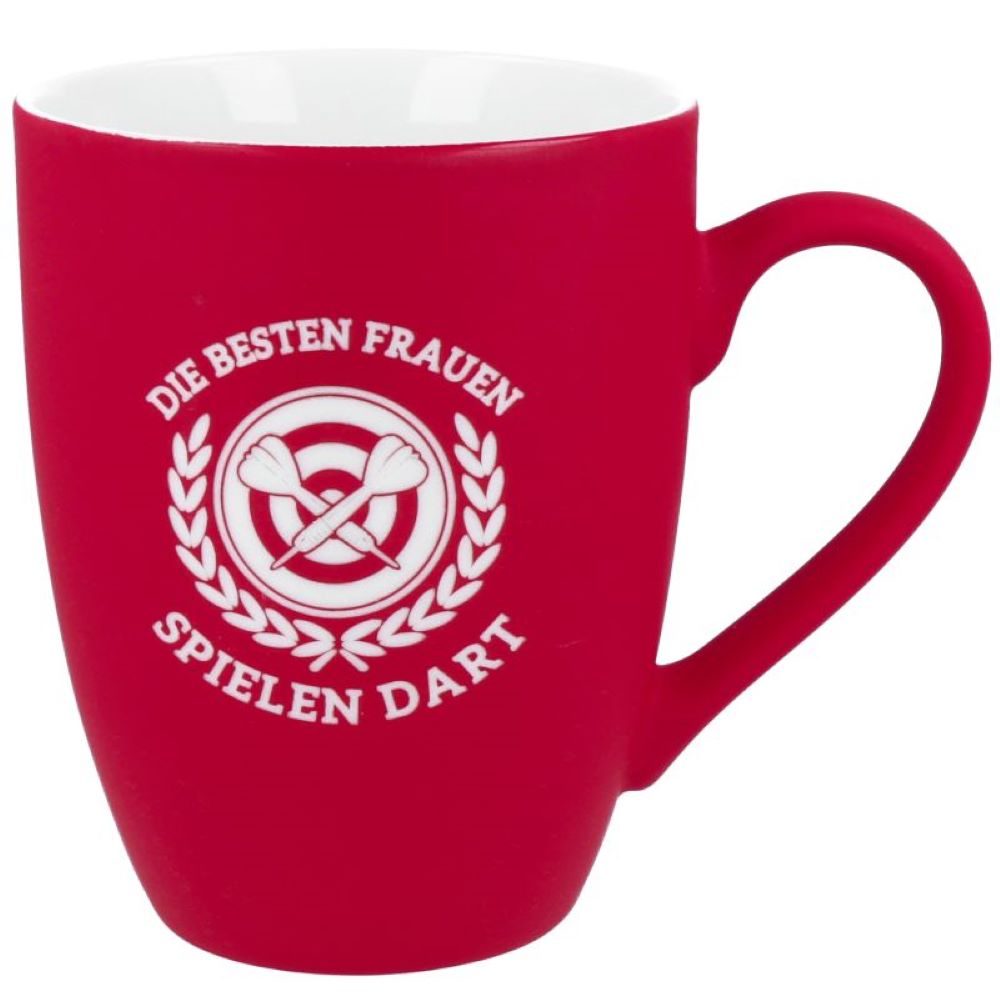Soft-Touch Tasse Rot