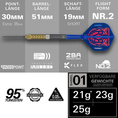 Target Raymond van Barneveld G6 Steeldarts