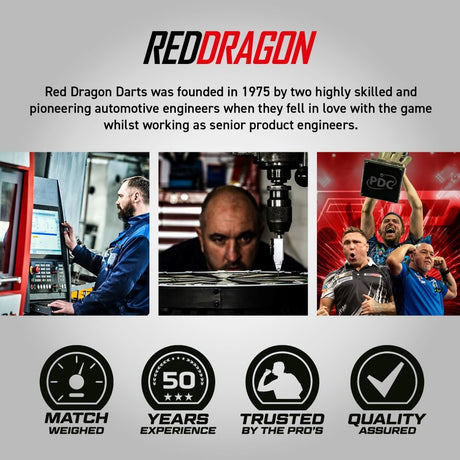 Banner über die Firma Red Dragon