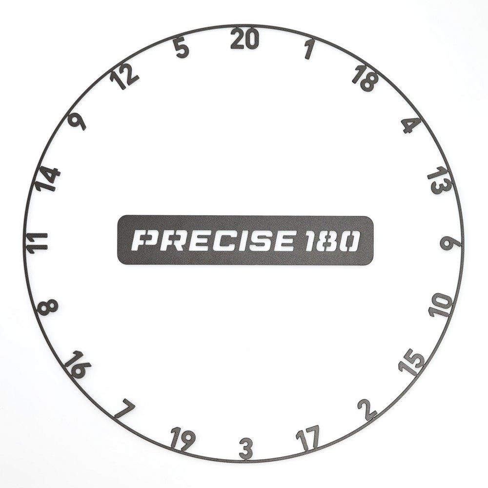 Precise180 OnePiece Zahlenring Graphit