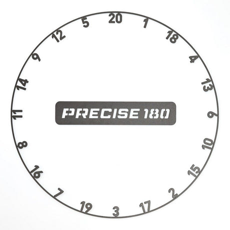 Precise180 OnePiece Zahlenring Graphit