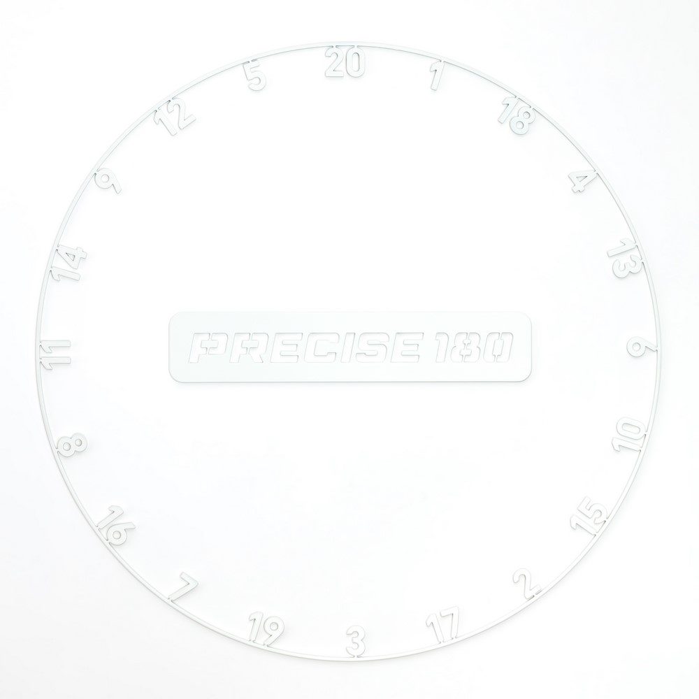 Precise180 OnePiece Zahlenring Classic White