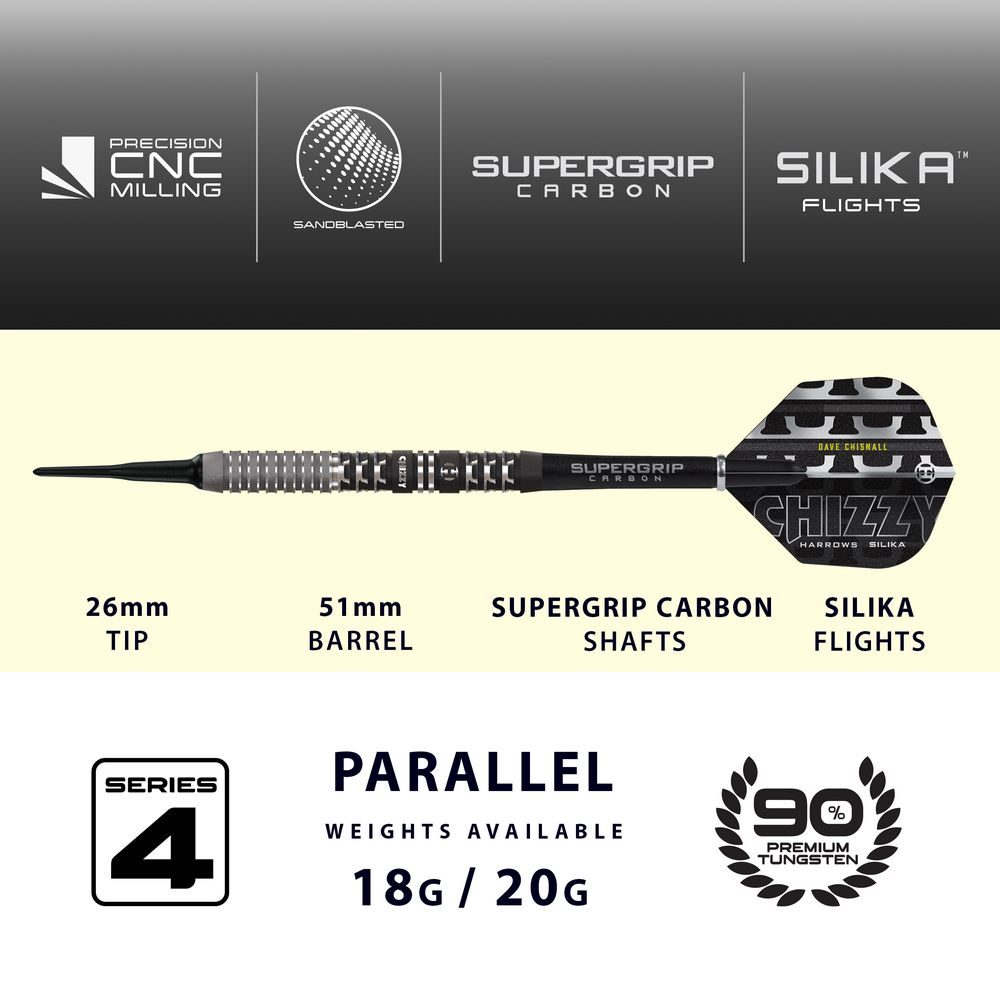 Harrows Dave Chisnall Series 4 Softdart