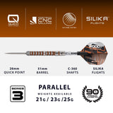 Harrows Luke Woodhouse Serie 3 Steeldarts