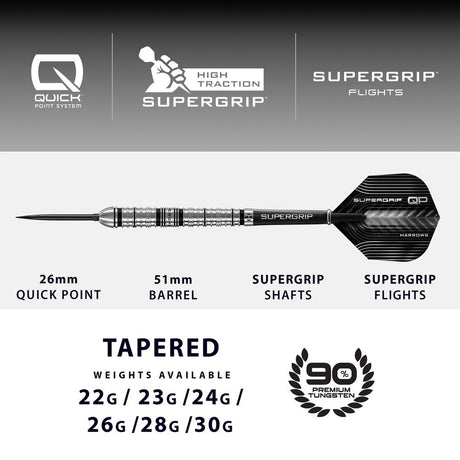 Harrows Supergrip QP Steeldarts