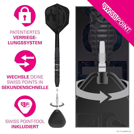 Target Star Wars Darth Vader 95 % Steeldarts